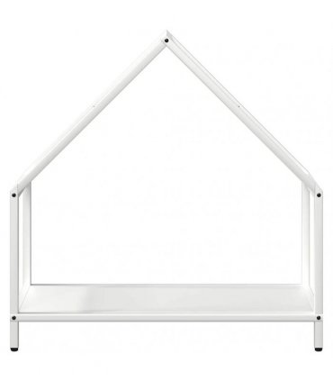 vidaXL Firewood Rack White 60x25x60 cm Cold-rolled steel — Size: 60 x 25 x 60 cm — V0672061107