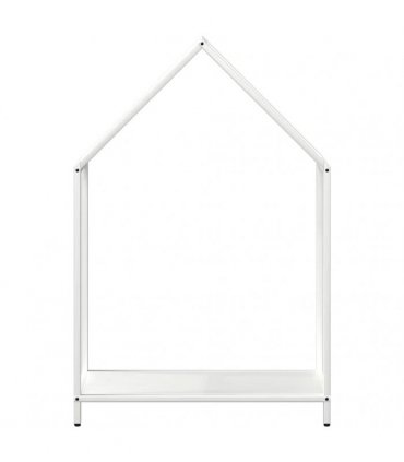 vidaXL Firewood Rack White 60x25x90 cm Cold-rolled steel — Size: 60 x 25 x 90 cm