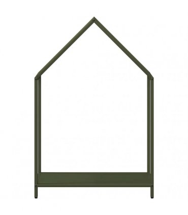 vidaXL Firewood Rack Olive Green 60x25x90 cm Cold-rolled steel — Size: 60 x 25 x 90 cm