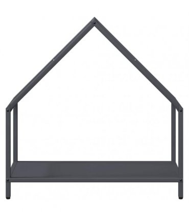 vidaXL Firewood Rack Anthracite 60x25x60 cm Cold-rolled steel — Size: 60 x 25 x 60 cm