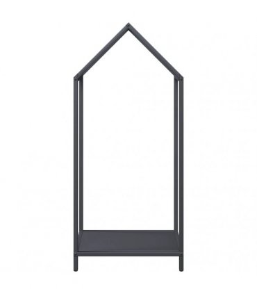 vidaXL Firewood Rack Anthracite 40x25x90 cm Cold-rolled steel — Size: 40 x 25 x 90 cm