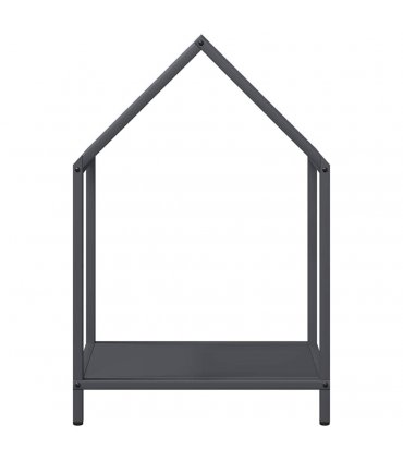 vidaXL Firewood Rack Anthracite 40x25x60 cm Cold-rolled steel — Size: 40 x 25 x 60 cm