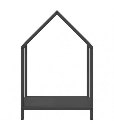 vidaXL Firewood Rack Black 40x25x60 cm Cold-rolled steel — Size: 40 x 25 x 60 cm
