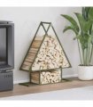 vidaXL Firewood Rack Olive Green 80x25x90 cm Cold-rolled steel — Size: 80 x 25 x 90 cm