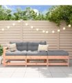 vidaXL 3 Piece Garden Lounge Set Solid Wood Douglas — Colour: Douglas wood
