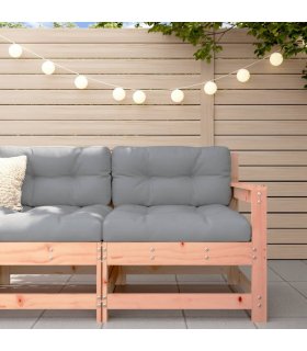 vidaXL Garden Corner Sofa Solid Wood Douglas — Colour: Douglas wood