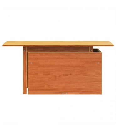 vidaXL Garden Table Wax Brown 100x50x75 cm Solid Wood Pine — Colour: brown pinewood
