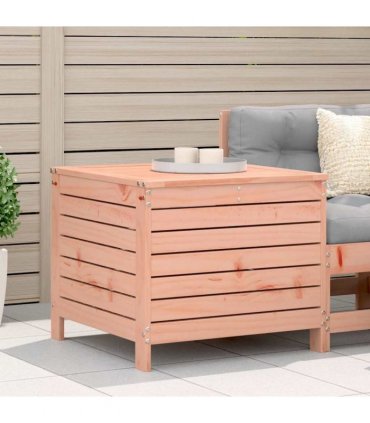 vidaXL Garden Footstool | Natural wood | Solid Douglas Fir wood | Standa — Colour: untreated douglas wood, Model: tall footstool