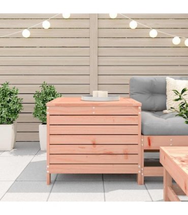 vidaXL Garden Footstool | Natural wood | Solid Douglas Fir wood | Standa — Colour: untreated douglas wood, Model: tall footstool