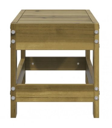 vidaXL Garden Footstool 62x30x32 cm Impregnated Wood Pine — Colour: untreated impregnated pinewood, Model: low footstool