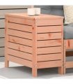 vidaXL Garden Footstool | Natural Wood | Solid Douglas Wood — Colour: untreated douglas wood, Model: tall footstool with storage