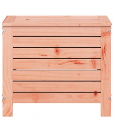 vidaXL Garden Footstool | Natural Wood | Solid Douglas Wood — Colour: untreated douglas wood, Model: tall footstool with storage
