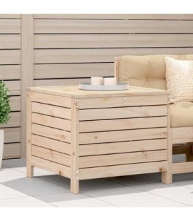 vidaXL Garden Footstool | Natural Pine | Solid Pine Wood | Standard | Modula — Colour: untreated pinewood, Model: tall footstool