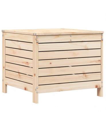 vidaXL Garden Footstool | Natural Pine | Solid Pine Wood | Standard | Modula — Colour: untreated pinewood, Model: tall footstool