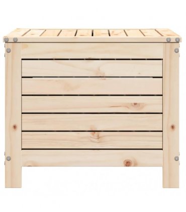 vidaXL Garden Footstool | Natural Pine | Solid Pine Wood | Standard | Modula — Colour: untreated pinewood, Model: tall footstool