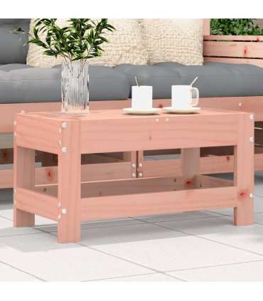 vidaXL Garden Footstool 62x30x32 cm Solid Wood Douglas — Colour: untreated douglas wood, Model: low footstool