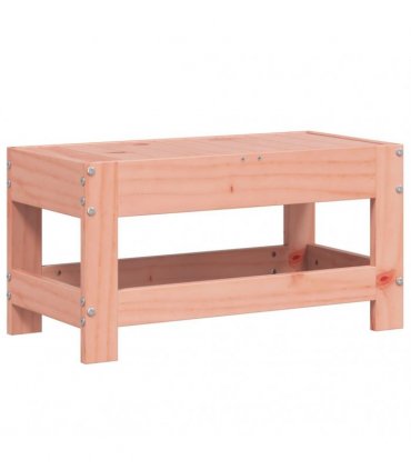 vidaXL Garden Footstool 62x30x32 cm Solid Wood Douglas — Colour: untreated douglas wood, Model: low footstool