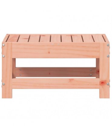 vidaXL Garden Footstool 62x30x32 cm Solid Wood Douglas — Colour: untreated douglas wood, Model: low footstool