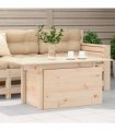 vidaXL Garden Table 100x50x75 cm Solid Wood Pine — Colour: untreated pinewood