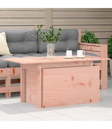 vidaXL Garden Table 100x50x75 cm Solid Wood Douglas — Colour: untreated douglas wood