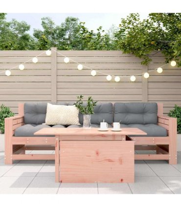 vidaXL Garden Table 100x50x75 cm Solid Wood Douglas — Colour: untreated douglas wood