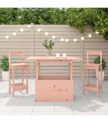 vidaXL Garden Table 100x50x75 cm Solid Wood Douglas — Colour: untreated douglas wood