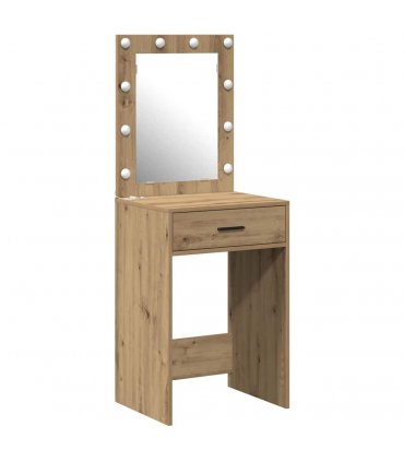 vidaXL Dressing Table Artisan Oak 50 x 41 x 135 cm Engineered Wood