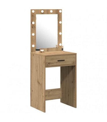 vidaXL Dressing Table Artisan Oak 50 x 41 x 135 cm Engineered Wood
