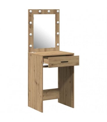 vidaXL Dressing Table Artisan Oak 50 x 41 x 135 cm Engineered Wood