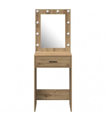 vidaXL Dressing Table Artisan Oak 50 x 41 x 135 cm Engineered Wood