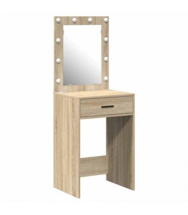 vidaXL Dressing Table Sonoma Oak 50 x 41 x 135 cm Engineered Wood