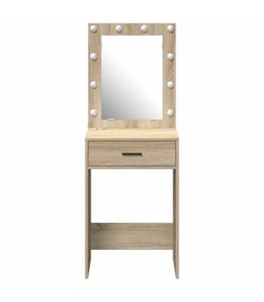 vidaXL Dressing Table Sonoma Oak 50 x 41 x 135 cm Engineered Wood