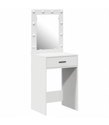 vidaXL Dressing Table White 50 x 41 x 135 cm Engineered Wood