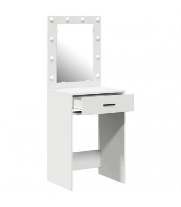 vidaXL Dressing Table White 50 x 41 x 135 cm Engineered Wood
