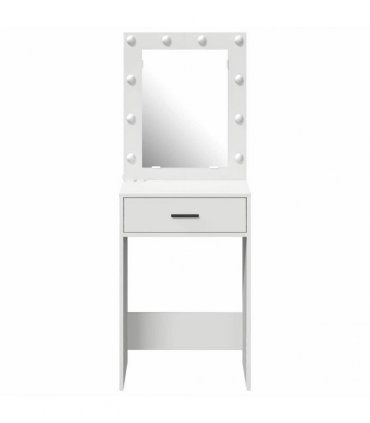 vidaXL Dressing Table White 50 x 41 x 135 cm Engineered Wood