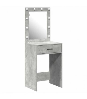 vidaXL Dressing Table Concrete Grey 50 x 41 x 135 cm Engineered Wood