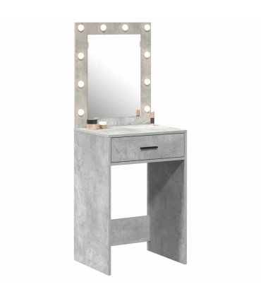 vidaXL Dressing Table Concrete Grey 50 x 41 x 135 cm Engineered Wood