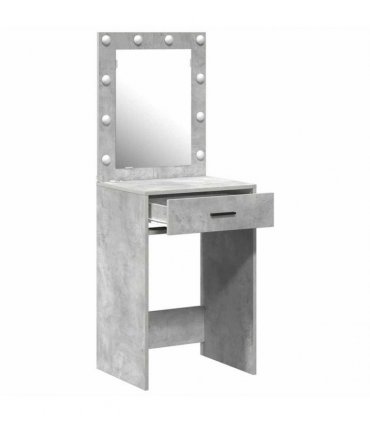 vidaXL Dressing Table Concrete Grey 50 x 41 x 135 cm Engineered Wood