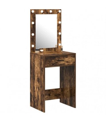 vidaXL Dressing Table Smoked Oak 50 x 41 x 135 cm Engineered Wood