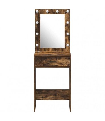vidaXL Dressing Table Smoked Oak 50 x 41 x 135 cm Engineered Wood