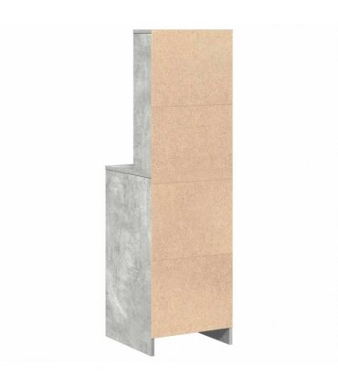 vidaXL Highboard Concrete grey 40 x 41 x 135 cm Engineered wood