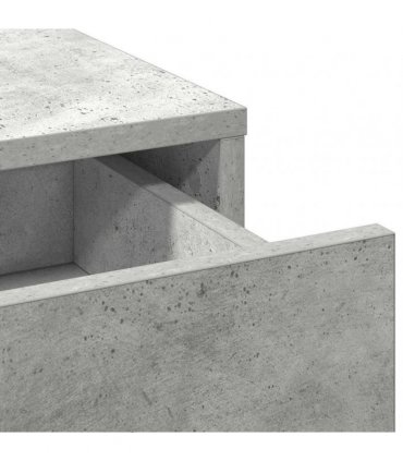 vidaXL Highboard Concrete grey 40 x 41 x 135 cm Engineered wood