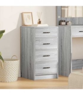 vidaXL Sideboard Grey sonoma 40 x 41 x 75 cm Engineered wood