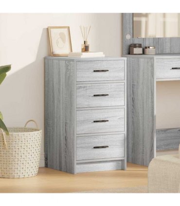 vidaXL Sideboard Grey sonoma 40 x 41 x 75 cm Engineered wood