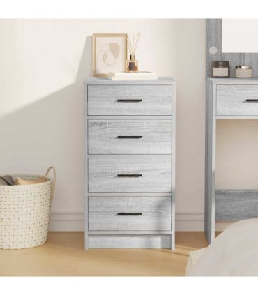 vidaXL Sideboard Grey sonoma 40 x 41 x 75 cm Engineered wood