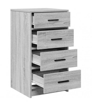 vidaXL Sideboard Grey sonoma 40 x 41 x 75 cm Engineered wood
