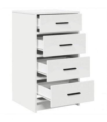 vidaXL Sideboard with Drawer White 40 x 41 x 75 cm Engineered wood