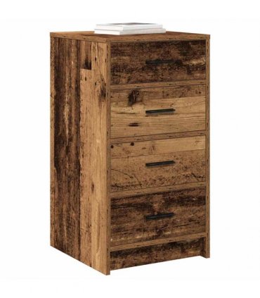 vidaXL Sideboard with Drawer Old wood 40 x 41 x 75 cm Engineered wood