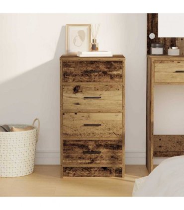 vidaXL Sideboard with Drawer Old wood 40 x 41 x 75 cm Engineered wood