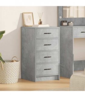 vidaXL Sideboard Concrete grey 40 x 41 x 75 cm Engineered wood